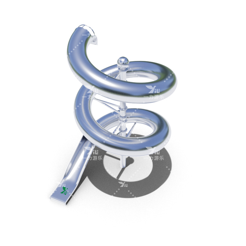 不锈钢旋转圆筒滑梯