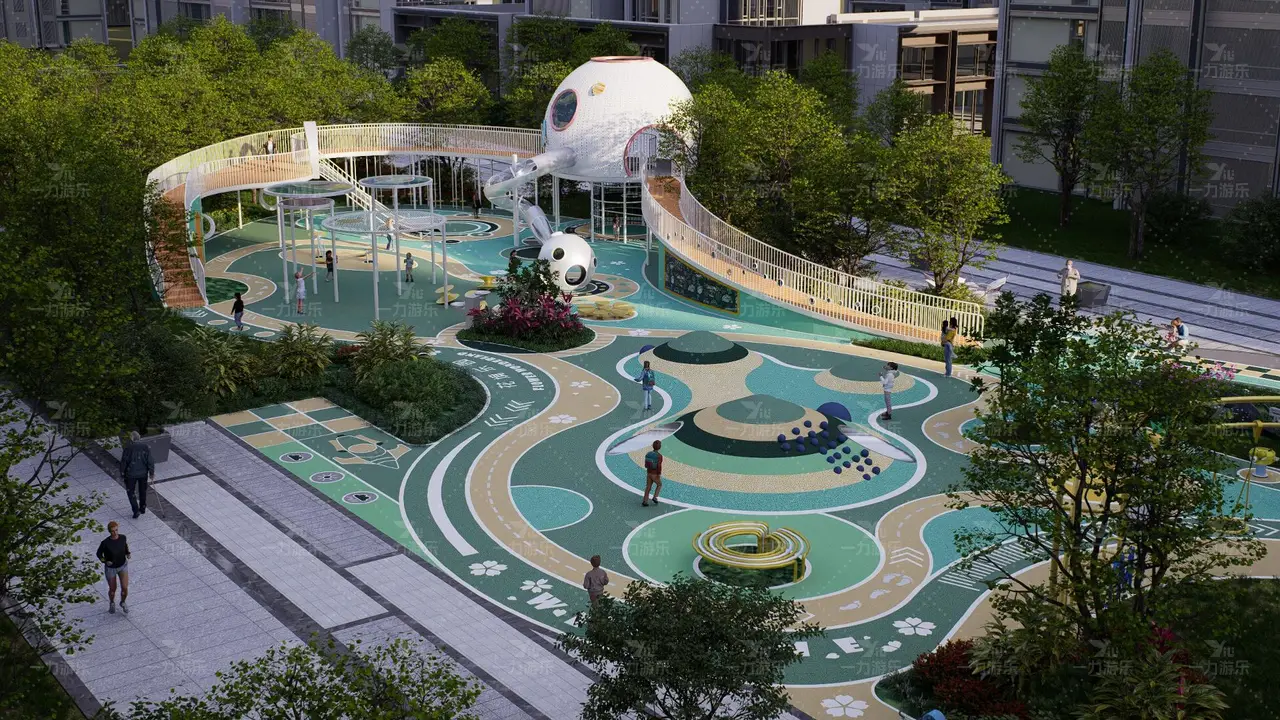 星球 彗星流星滑梯乐园