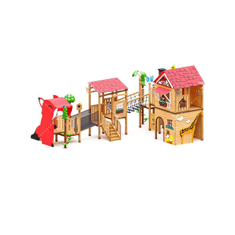 小狐狸童话屋组合滑梯